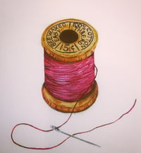 Vintage Pink Thread