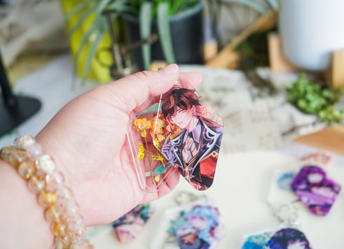 Image of Genshin Impact Dried Flower Acrylic Charms