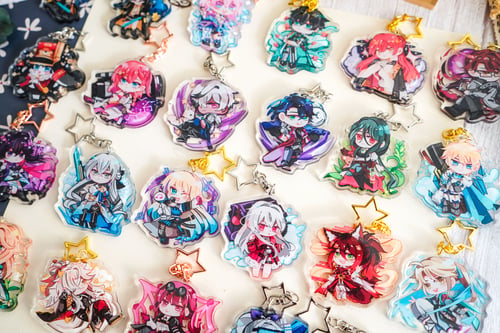 Image of Honkai Star Rail Acrylic Charms (SET A)