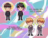 Image 1 of DISCOUNTED Mob Psycho 100 2" Acrylic Double-sided Charms