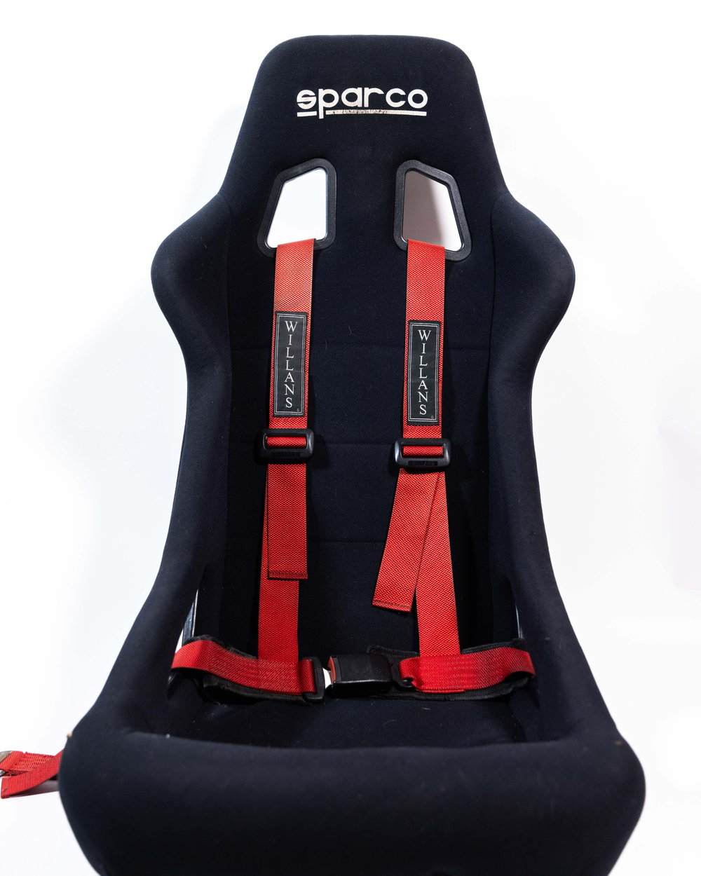 WILLANS Red 3-Point Racing Harness
