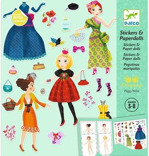 Image of Giant Paper Doll Stickers