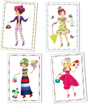 Image of Giant Paper Doll Stickers