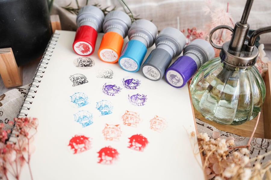 Image of Nijisanji Luxiem Self Inking Stamp