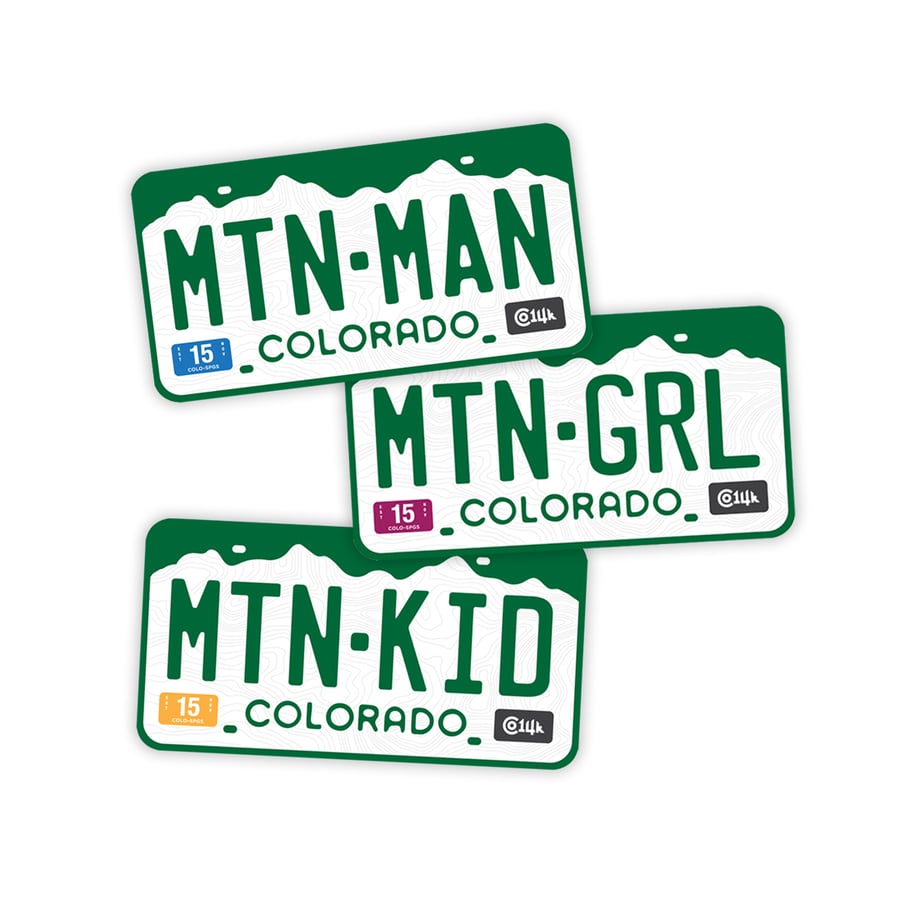 Image of License Plate Stickers