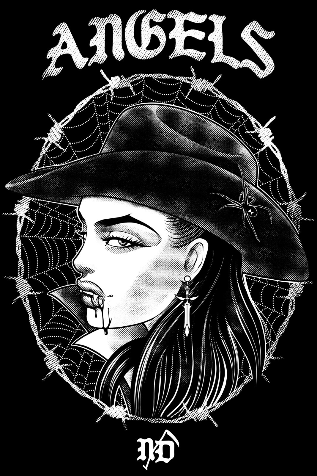 Image of Vampire Cowgirl hoodie