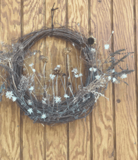 Image 2 of Dried Flower + Hemp Wreath | Local Boulder Mkt