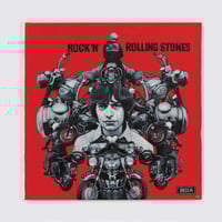 Image 1 of The Rolling Stones “Rock N’ Rolling Stones” w “ticket stub”