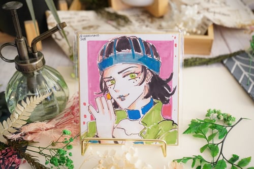 Image of JJBA Gwess Original Shikishi Board Art