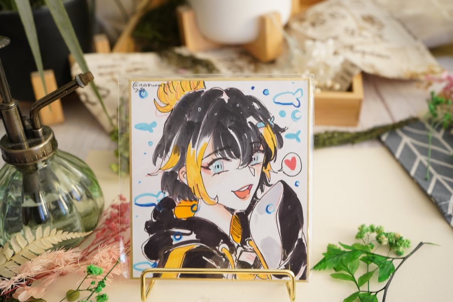 Image of Nijisanji Petra Gurin Original Shikishi Board Art