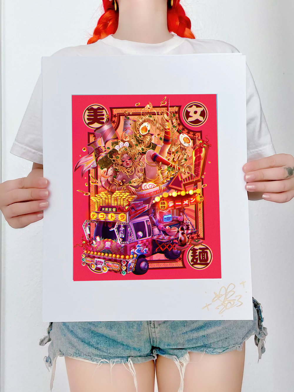 Matted Print - Ramen Truck