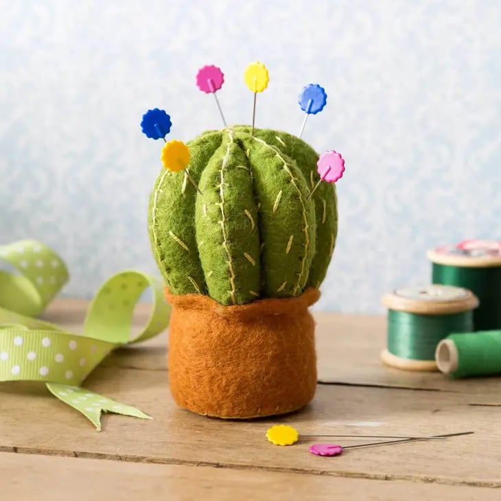 Cactus Pincushion Kit The Crafty Squirrel