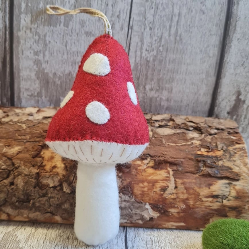 Felt Toadstool Kit The Crafty Squirrel