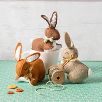 Image 1 of Bunnies Felt Craft Kit