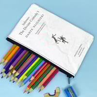 Image 1 of Dante’s Inferno Book Page Pencil Case 