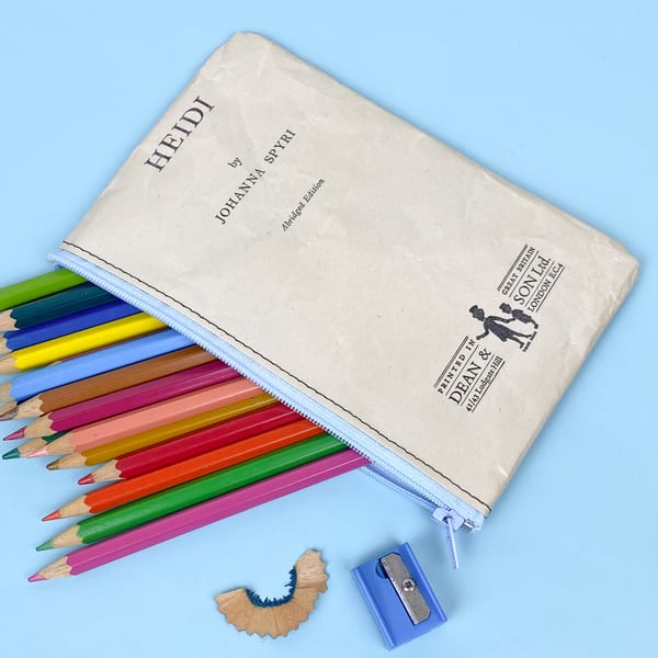 Image of Heidi Book Page Pencil Case