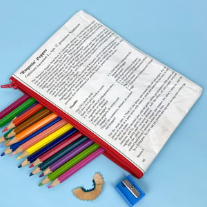 Image of Capsicum Book Page Pencil Case