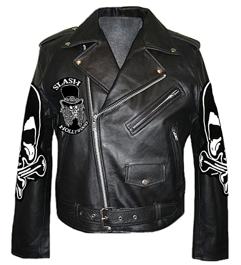 MV x Slash Collab Patched Leather Jacket | Marc Vachon