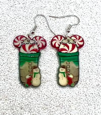 Mickey Starbucks coffee earrings 