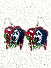 Image 1 of Candy Scream horror earrings 