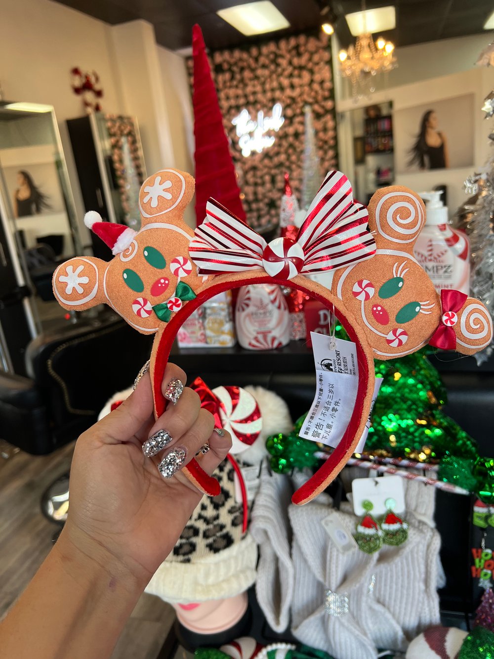 Gingerbread Minnie ears 