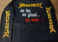 Image 2 of Megadeth so far so good LONG SLEEVE