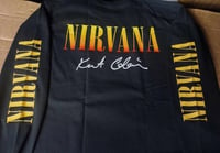Image 2 of Nirvana Kurt Cobain LONG SLEEVE