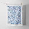 Eucalyptus Blues Premium Cotton / Linen Tea Towel