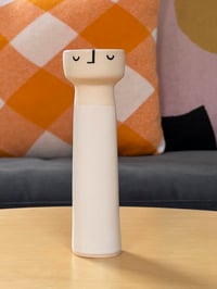 Image of Big Marshmallow Peep Light 1 – ceramic tea light holder