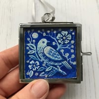 Image 3 of Bird in Moonlight Framed Miniature