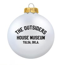 Image 2 of The Outsiders House Museum Glass Christmas Ornament 2023