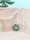 Image of Bermuda Blue Small Ring Necklace