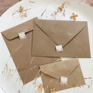 Image of CORRESPONDANCE enveloppes kraft