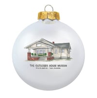 Image 1 of The Outsiders House Museum Glass Christmas Ornament!