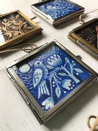 Image 2 of Moonflower Framed Miniature Painting