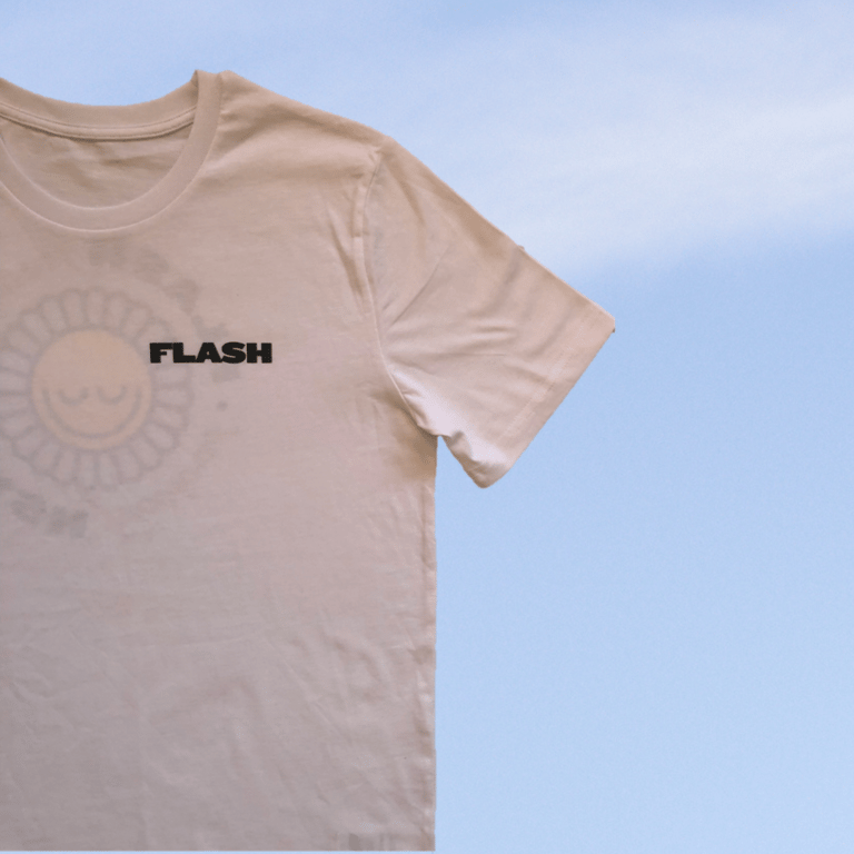 FLASH Flower T-shirt - White Image 2