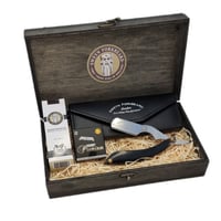 Image 4 of Viking Wooden Box Limited Edition with Straight Razor Horn Handle
