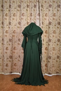 Image 3 of SALE gothic dress elven gown green