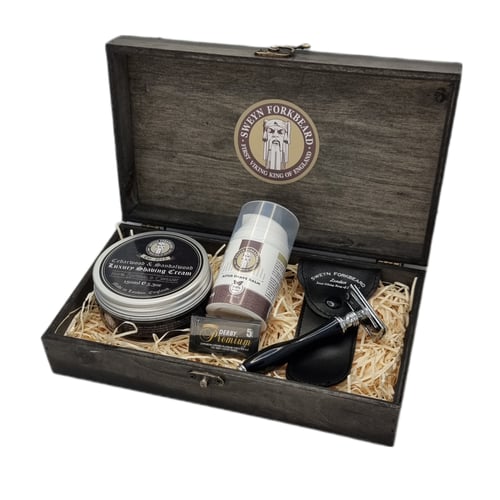 Image of Viking Wooden Box Limited Edition with Safety Razor SF5