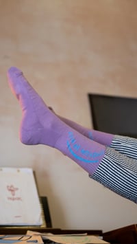 Image 1 of SAVE THE BLONDE - LILAC STB SOCKS