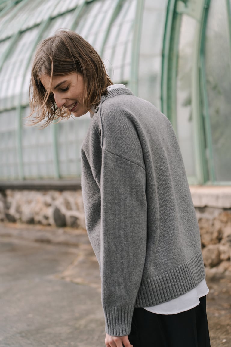 PULL LAINE GRIS Image 4