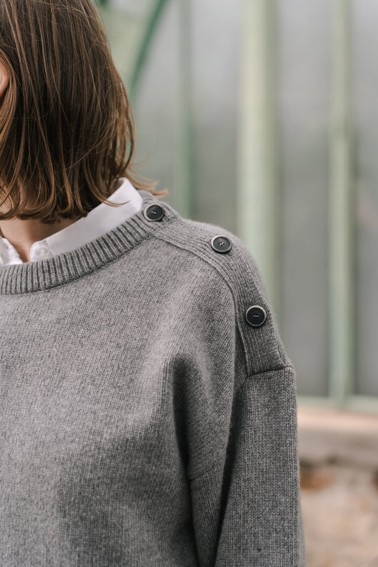 PULL LAINE GRIS Image 5