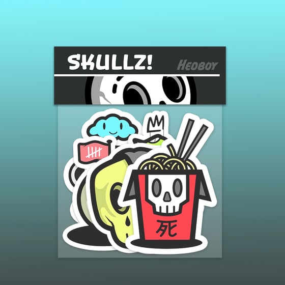 Image of SKULLZ! Sticker Pack!