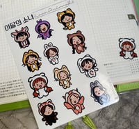 Image 1 of LOONAnimals Sticker Sheet