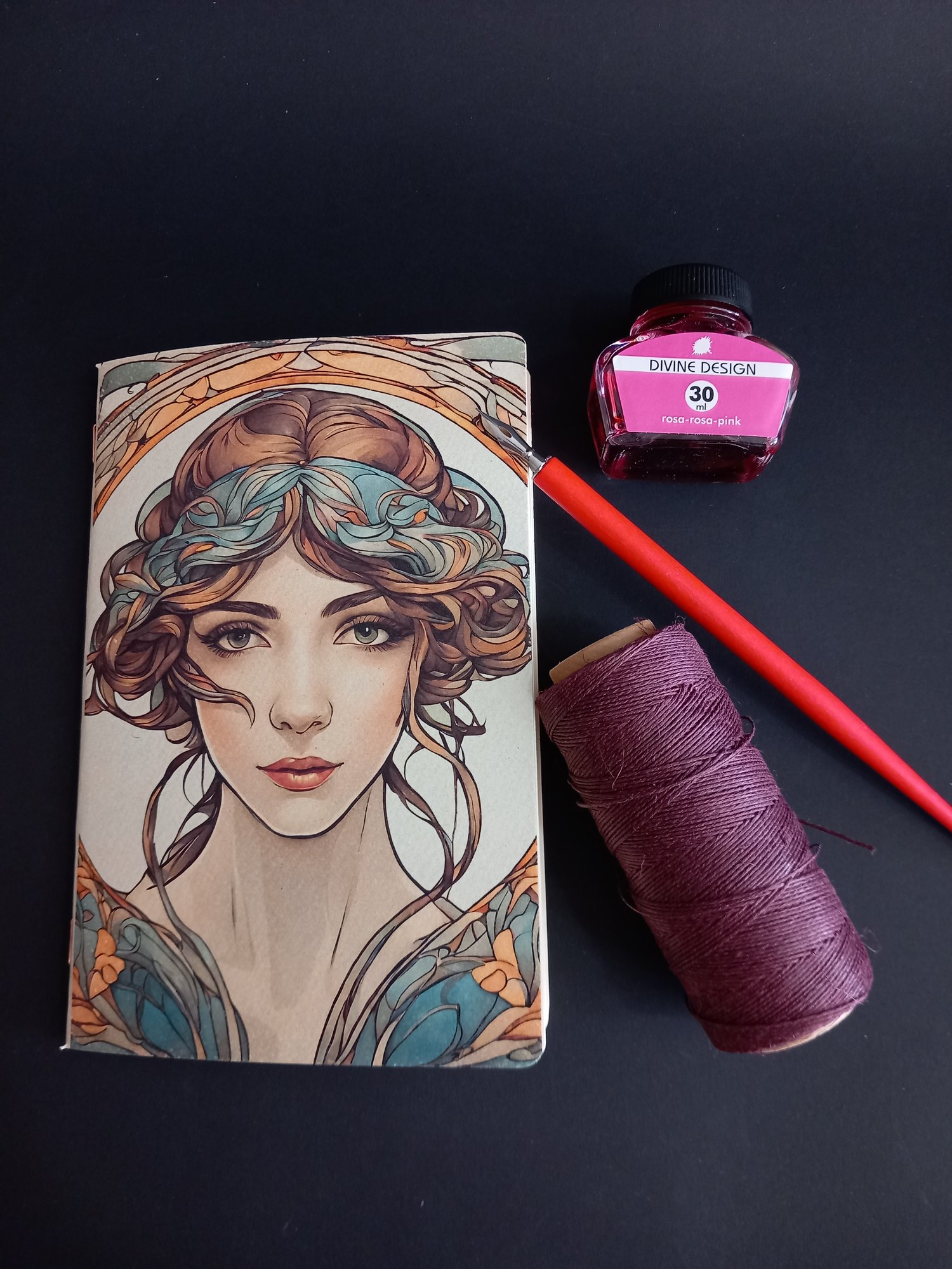 Image of Cuadernos grapados Art Nouveau design by Silvia Camilleri