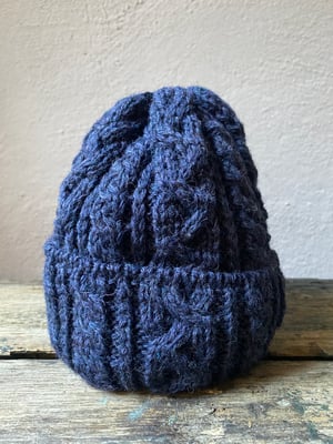 Image of Beanie - Blue cable £58.00