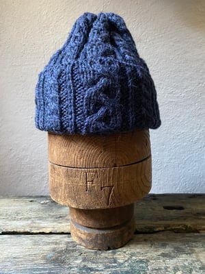 Image of Beanie - Blue cable £58.00