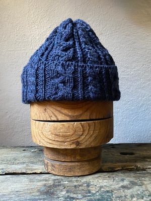 Image of Beanie - Blue cable £58.00