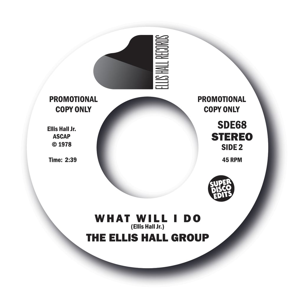 The Ellis Hall Group "Those Passing Words"  EHR 45rpm Promo