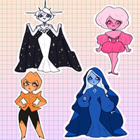 Diamond Chibi Stickers 